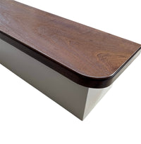 Black Ebony Finish Solid African Sapele StairCase Stair Cladding Kit Treat And Riser Replacement Pencil Edge - Hardwood Yard