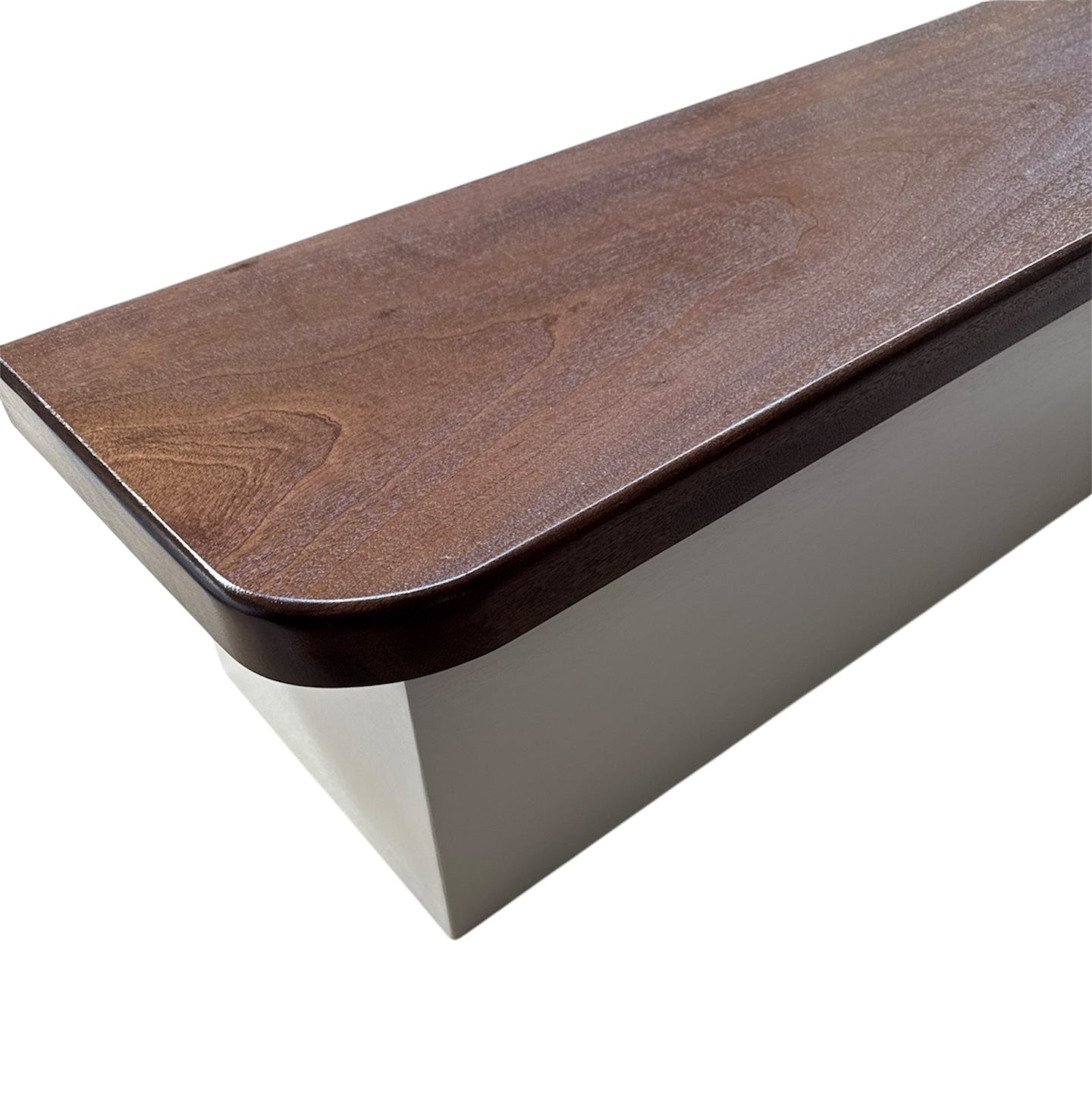 Black Ebony Finish Solid African Sapele StairCase Stair Cladding Kit Treat And Riser Replacement Pencil Edge - Hardwood Yard