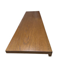 Golden Oak Finish Solid Oak StairCase Stair Cladding Kit Treat And Riser Replacement Pencil Edge - Hardwood Yard