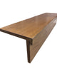 Golden Oak Finish Solid Oak StairCase Stair Cladding Kit Treat And Riser Replacement Pencil Edge - Hardwood Yard