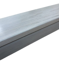 Grey Finish Solid Oak StairCase Stair Cladding Kit Treat And Riser Replacement Pencil Edge - Hardwood Yard