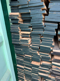 Joinery Solid Oak Kiln Dried Rough Sawn Plank 27mm - Hardwood Yard