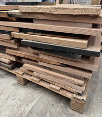Joinery Solid Oak Wood Kiln Dried Off-cuts Palet - Hardwood Yard