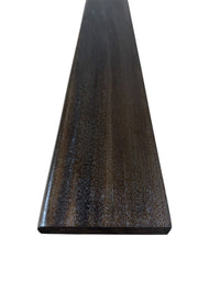 SOLID OAK NATURAL SKIRTING BOARD BLACK EBONY FINISH CHOICE SIZE Rounded - Hardwood Yard