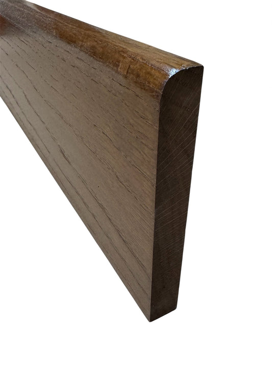SOLID OAK NATURAL SKIRTING BOARD ENGLISH OAK FINISH CHOICE SIZE Rounded