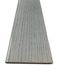 SOLID OAK NATURAL SKIRTING BOARD GREY OAK FINISH CHOICE SIZE Rounded - Hardwood Yard