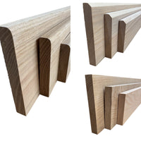 SOLID OAK NATURAL SKIRTING BOARD UNFINISHED CHOICE STILE 20 x 95 mm - Hardwood Yard
