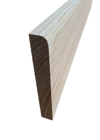 SOLID OAK NATURAL SKIRTING BOARD UNFINISHED CHOICE STILE 20 x 95 mm - Hardwood Yard