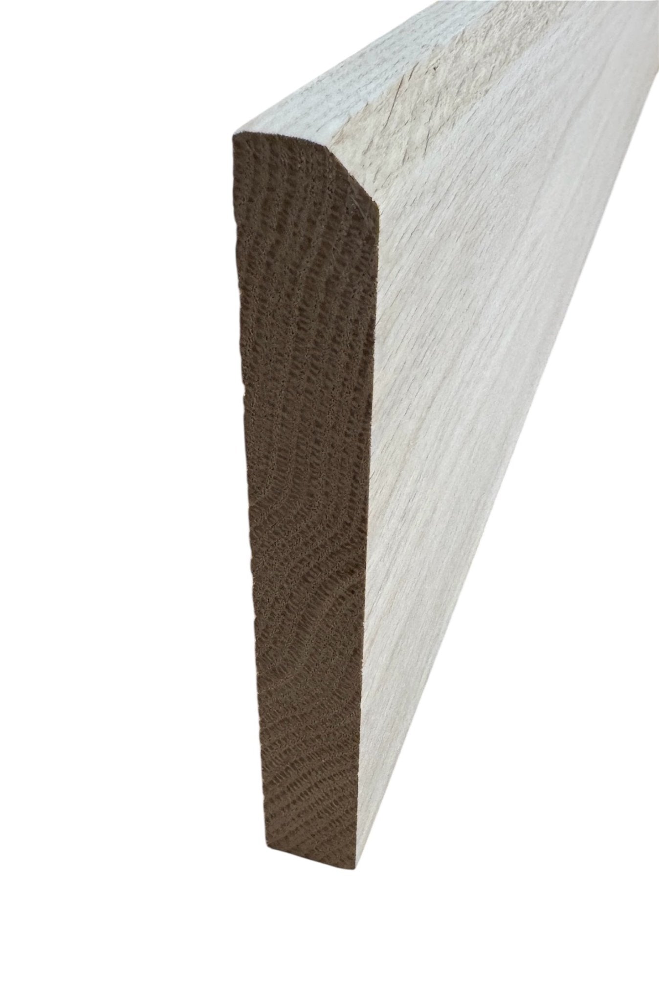 SOLID OAK NATURAL SKIRTING BOARD UNFINISHED CHOICE STILE 20 x 95 mm - Hardwood Yard