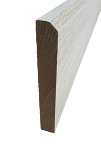 SOLID OAK NATURAL SKIRTING BOARD UNFINISHED CHOICE STILE 20 x 95 mm - Hardwood Yard