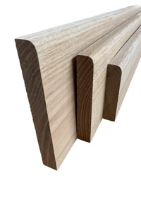 SOLID OAK NATURAL SKIRTING BOARD UNFINISHED CHOICE STILE 20 x 95 mm - Hardwood Yard
