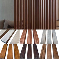 Solid Oak Or Sapele Room Dividers Slatted Fence Panel Posts Oak Floor to Ceiling EXCLUSIVE DESIGN - Hardwood Yard