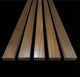 Solid Oak Slats Wall Decoration Slatted Fence Panel Oak Cladding English Oak Finish 2000x60x20mm - Hardwood Yard