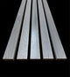 Solid Oak Slats Wall Decoration Slatted Fence Panel Oak Cladding Grey Oak Finish 2000x60x20mm - Hardwood Yard