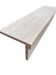 Solid Oak StairCase Stair Cladding Kit Treat And Riser Replacement Pencil Edge - Hardwood Yard