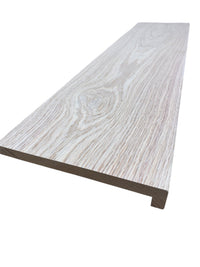 Solid Oak StairCase Stair Cladding Kit Treat And Riser Replacement Pencil Edge - Hardwood Yard