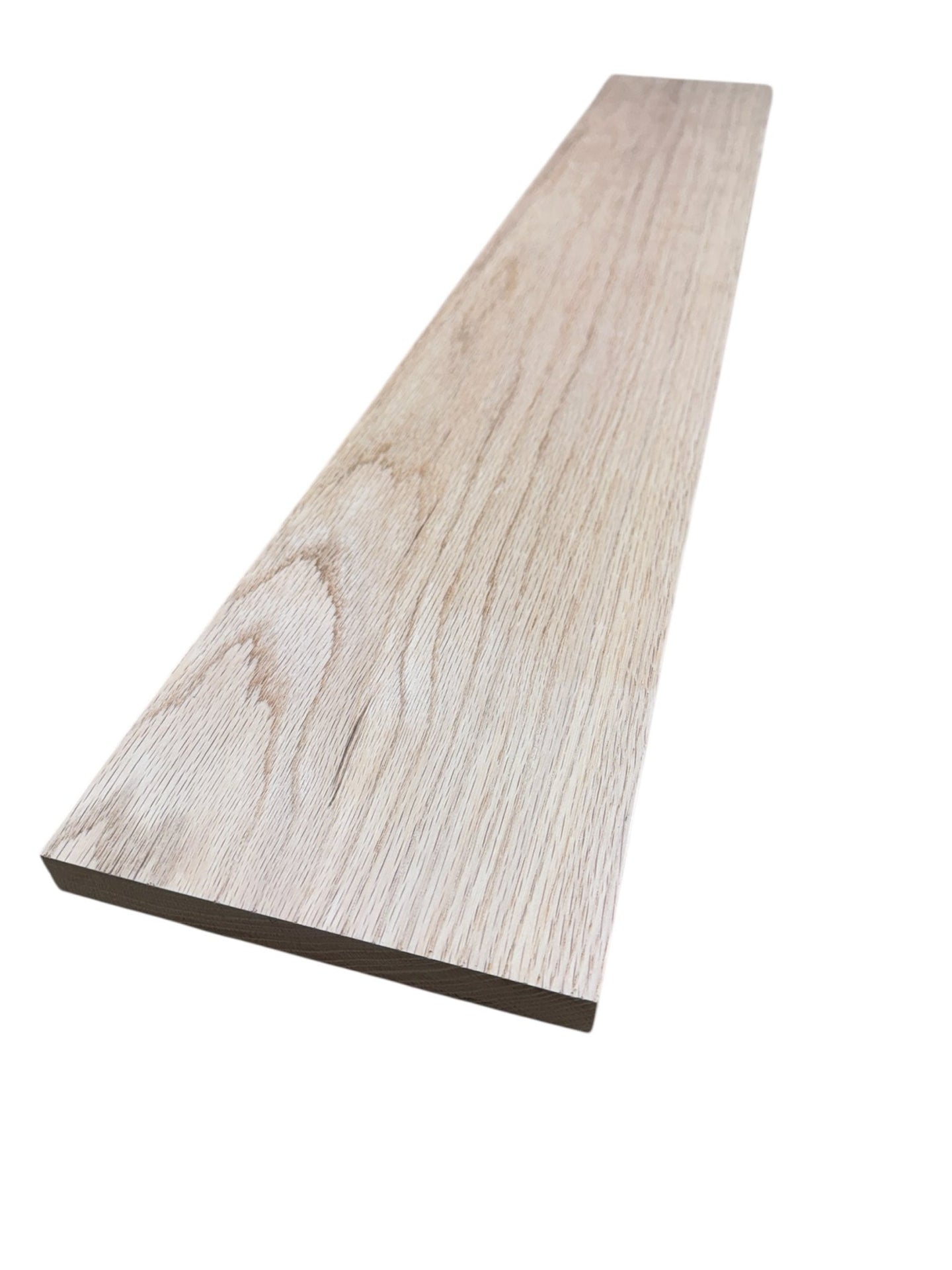 Solid Oak StairCase Stair Cladding Kit Treat And Riser Replacement Pencil Edge - Hardwood Yard