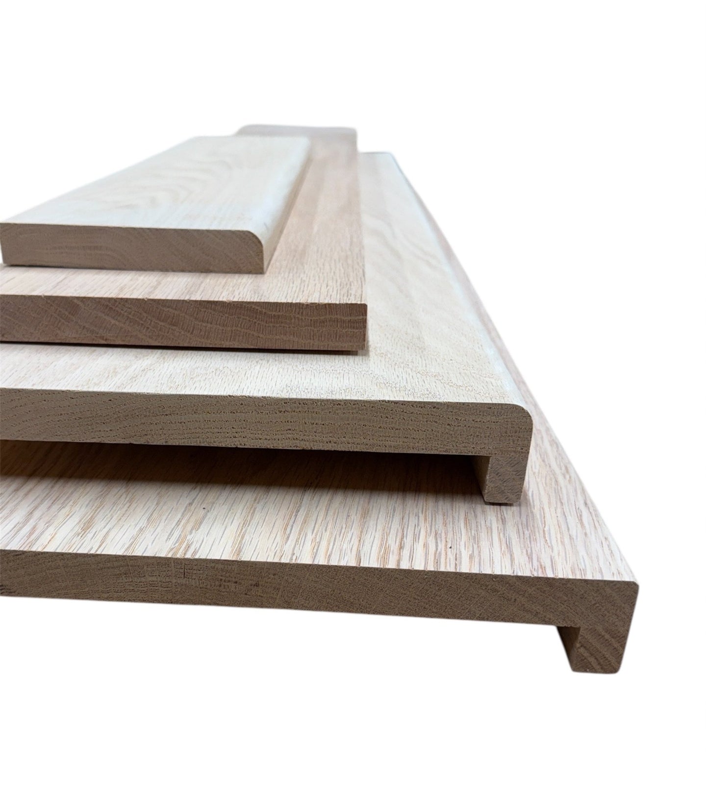 Solid Oak Window Sill Window Board 20 - 22mm Thick Various Sizes And Edge - Hardwood Yard